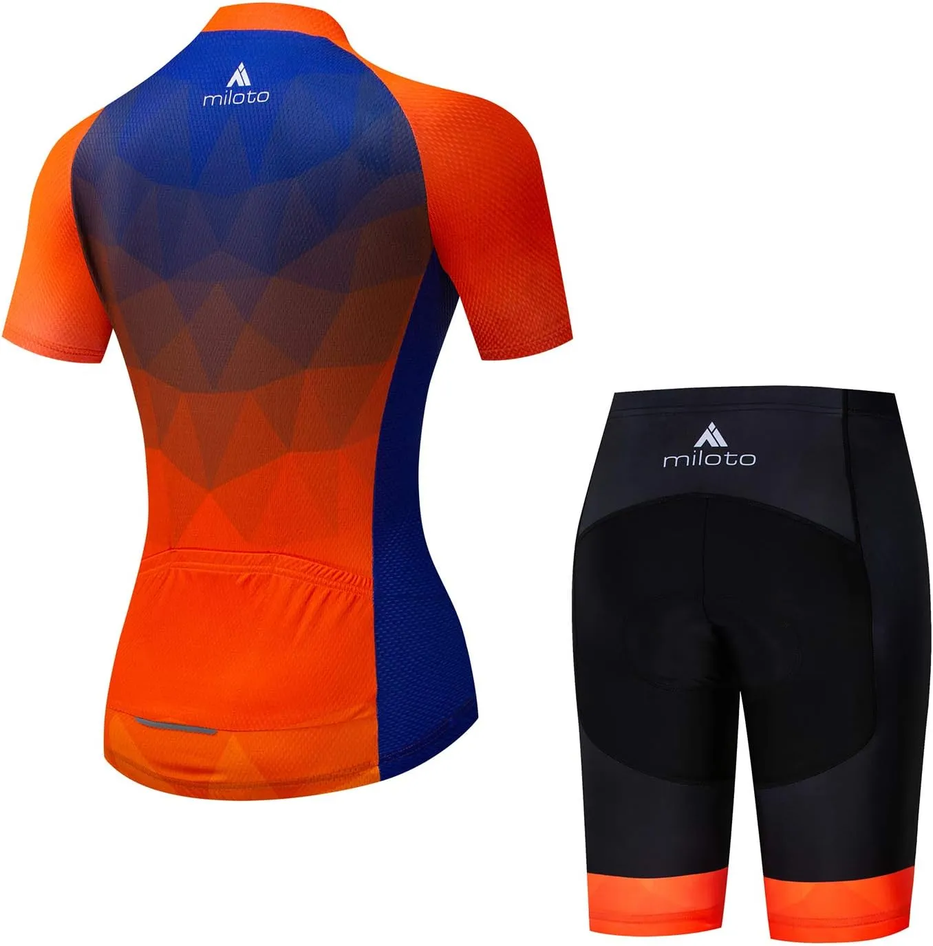 Aogda Cycling Jerseys Women Bike Shirts Bicycle Sets Ladies Biking Tops Shorts Clothing