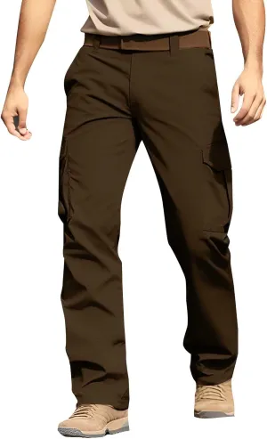 Athletic Pants for Men Men's Solid Color and Windproof and Rainproof Pants Winter Warm Training Pants Sports Pants