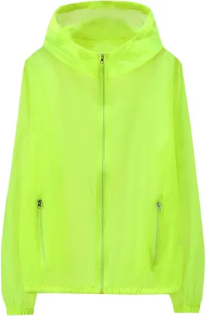 Cambkatl Men's Hoodie Sun Shirts Outdoor Thin Full Zip Rash Guard Shirts UV Sun Protection Lightweight Summer Fishing Jacket