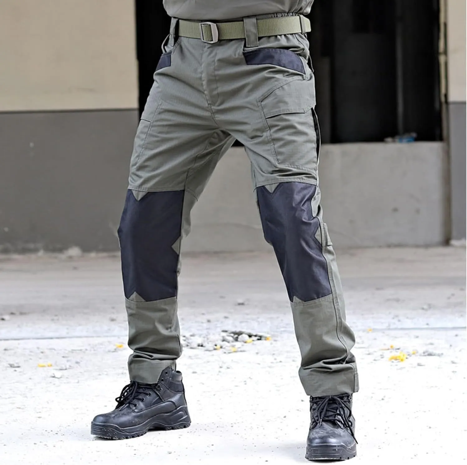 Cargo Pants for Men Big and Tall Casual Cargo Multi Pockets Stretch Work Tactical Hiking Pantalones De Hombre Trousers