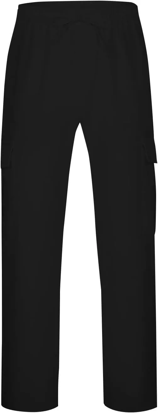 Cargo Pants for Men Lightweight Breathable Pants Water Resistant Wide Leg Stretch Trousers Workout Fishing
