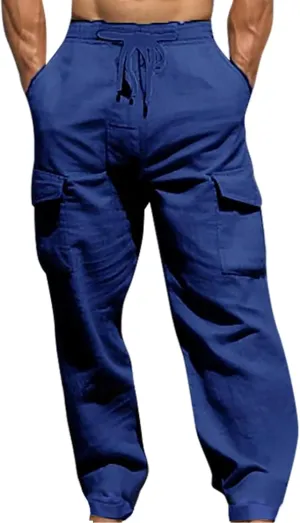 Cargo Pants for Men Tactical Relaxed Fit Outdoor Big and Tall Pantalones De Hombre Hiking Joggers Casual Trousers