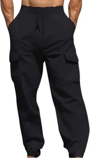 Cargo Pants for Men Tactical Relaxed Fit Outdoor Big and Tall Pantalones De Hombre Hiking Joggers Casual Trousers