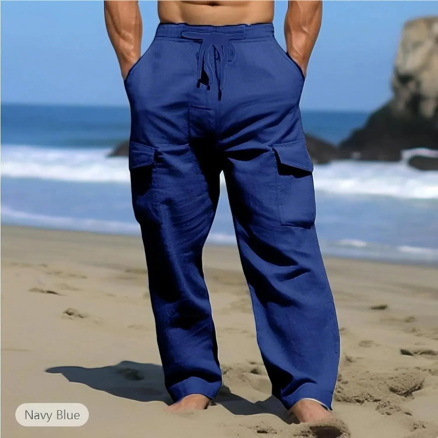 Cargo Pants for Men Tactical Relaxed Fit Outdoor Big and Tall Pantalones De Hombre Hiking Joggers Casual Trousers