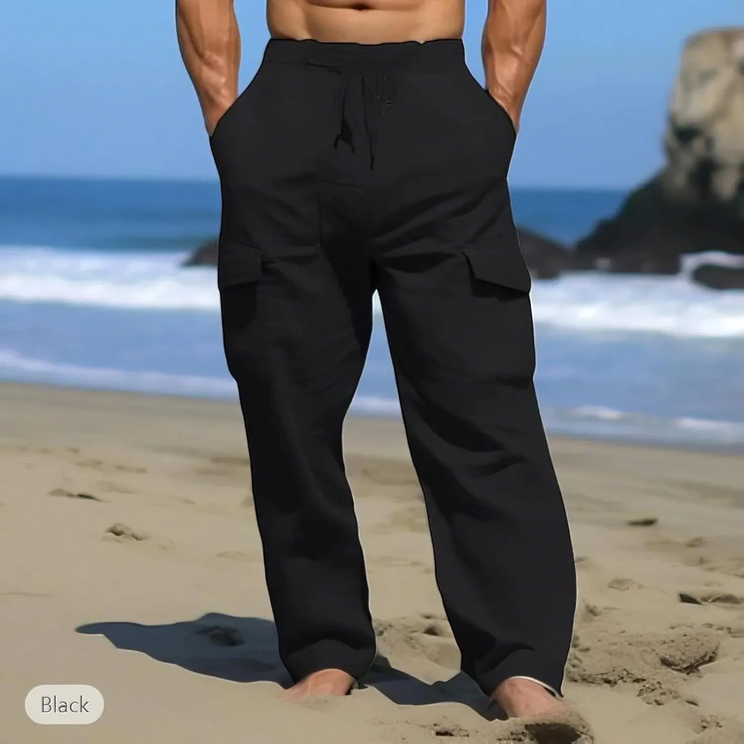 Cargo Pants for Men Tactical Relaxed Fit Outdoor Big and Tall Pantalones De Hombre Hiking Joggers Casual Trousers