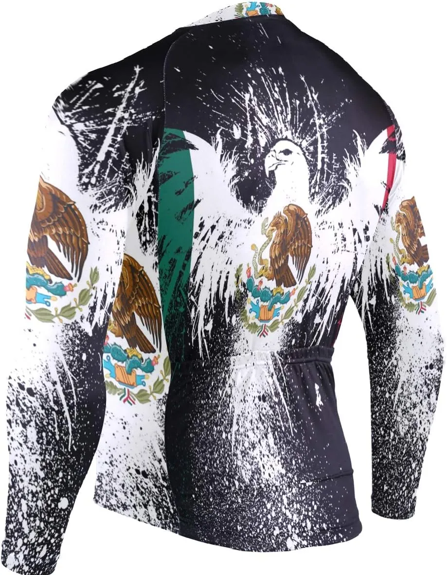Cycling Jersey Men Long Sleeve Tops Bike Shirts Bicycle Clothes Jacket
