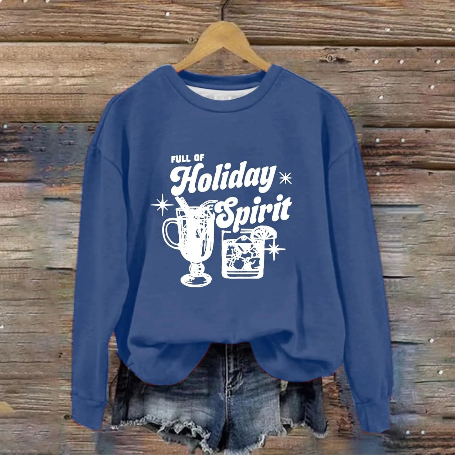 Fall Outfits For Women 2024 Round Neck Casual Long Sleeve Top Sweatshirt Full Hoodies For Women Merry Knit Women