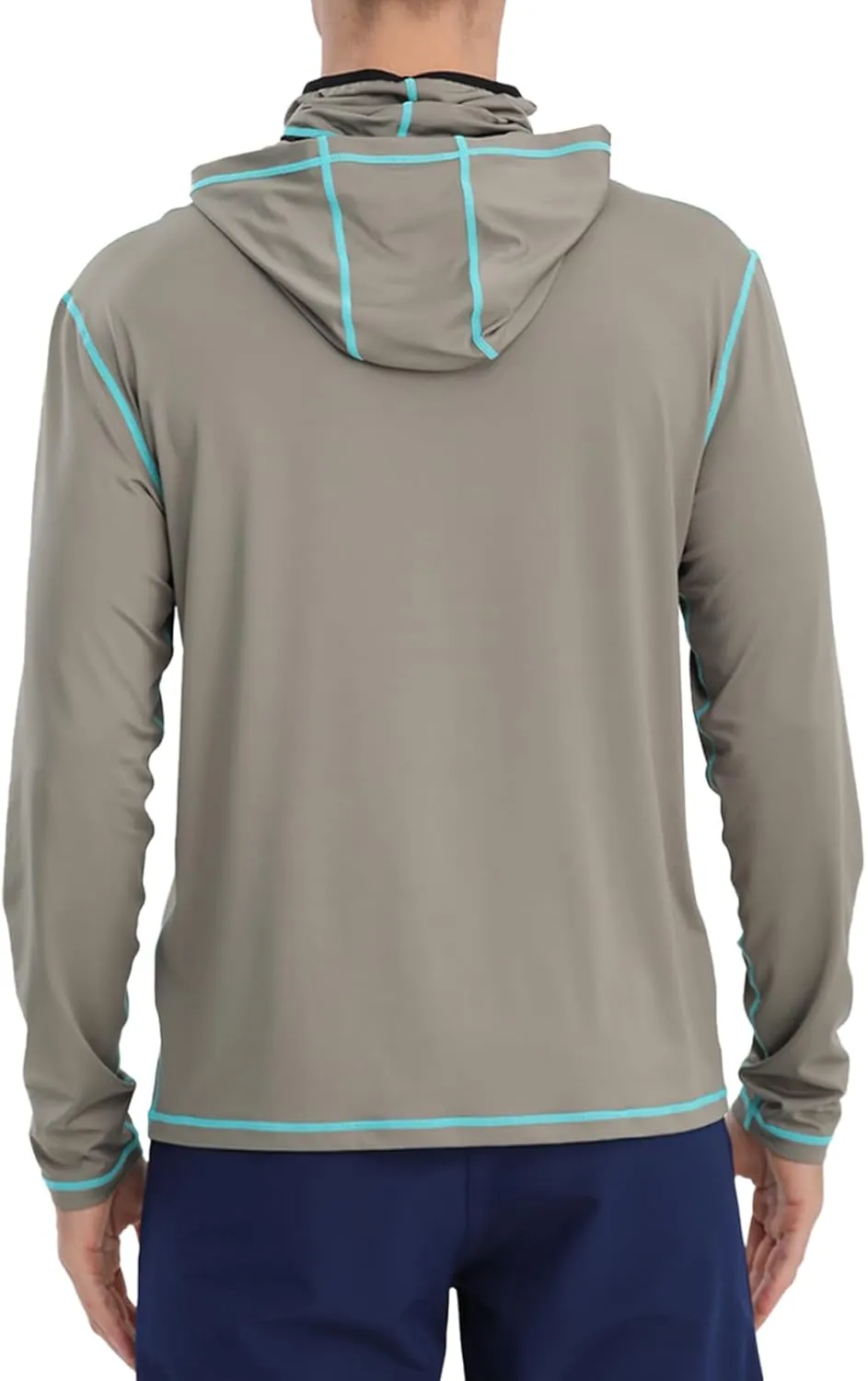 Fishing Shirts for Men,Long Sleeve Rash Guard Shirts Sun Protection Hoodie Athletic Running Hiking Shirt 1/2 Packs