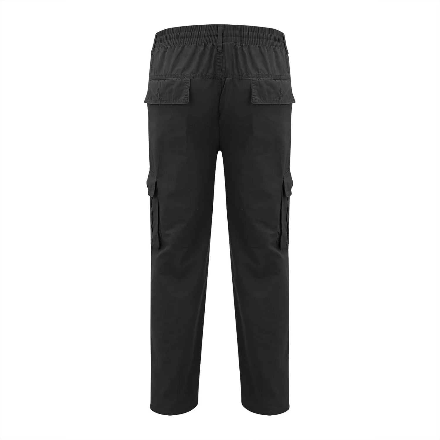 GIERIDUC Men's Drawstring Waist Cargo Pants Sweatpants Men Zipper Pockets Tactical Clothing for Men Heavyweight Joggers Mens