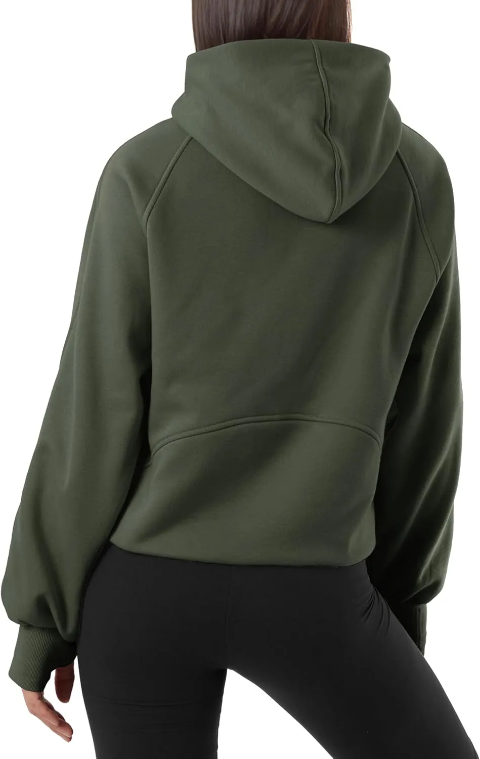 GIVON Oversized Cropped Hoodies for Women Loose Fit Crop Sweatshirts Jackets Fall Outfits Winter Clothes