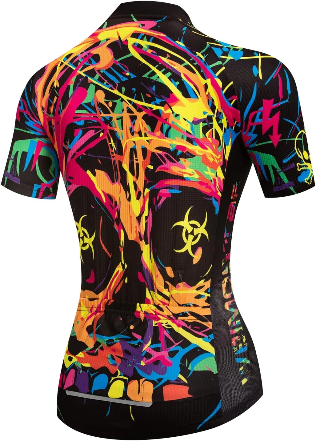 Hotlion Women's Short Sleeve Cycling Jersey Top Cycling Shirt Quick Dry Breathable Mountain Clothing Bike Jacket