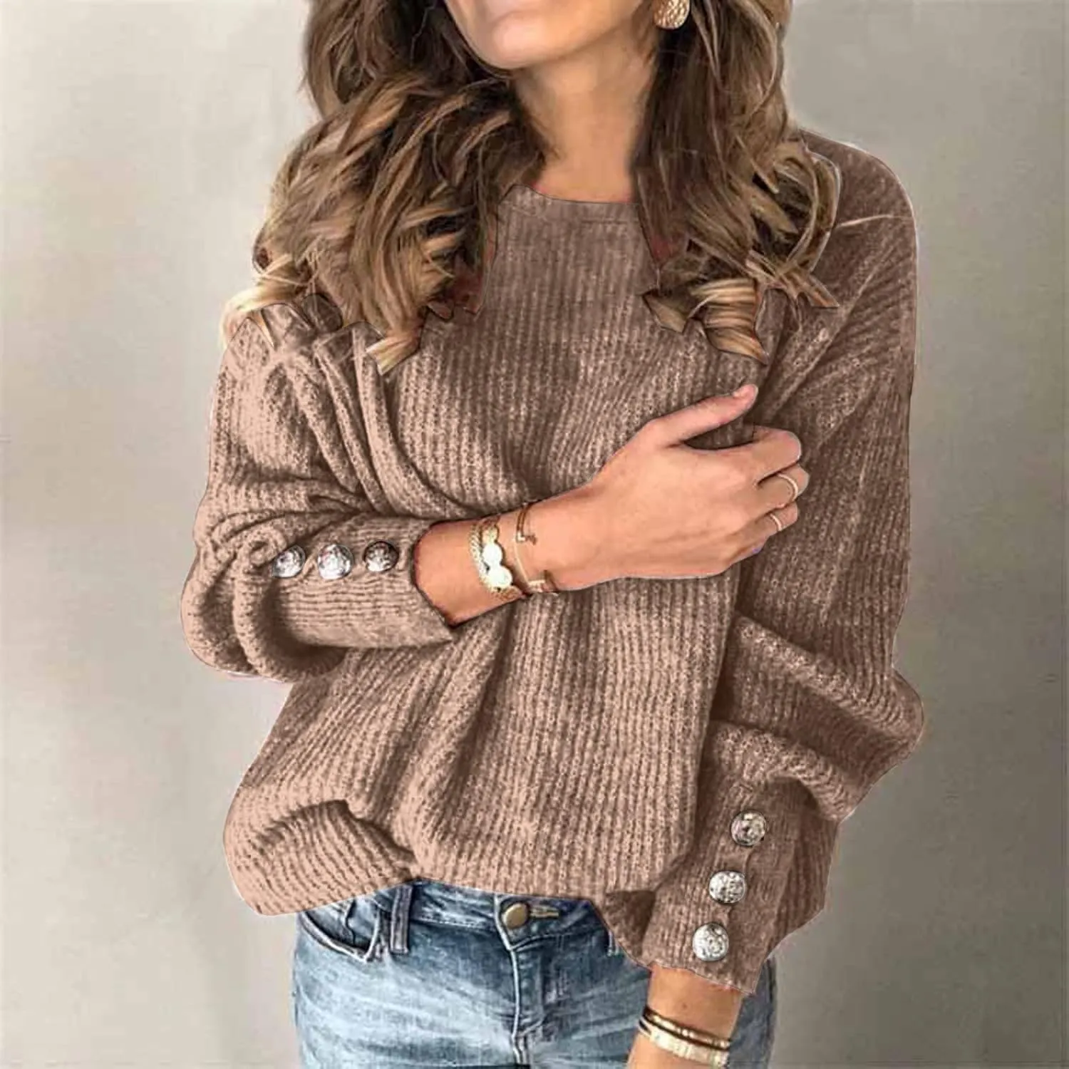 iLH Sweaters for Women Oversized Turtleneck Sweater Casual Cable Knit Pullover Tops Fall Winter Trendy Chunky Shirts