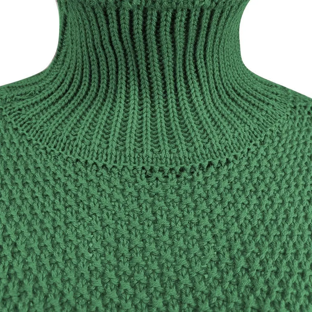 iLH Women's Sweater Oversize Turtleneck Cable Knit Sweaters Long Sleeve Loose Chunky Shirts Warm Winter Pullover Tops