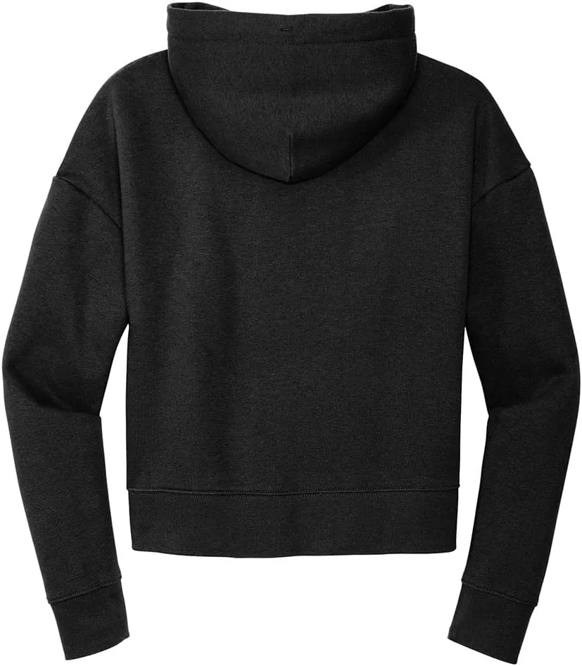 Joe's USA Ladies Fleece Pullover Cropped Hoodies in XL-4XL