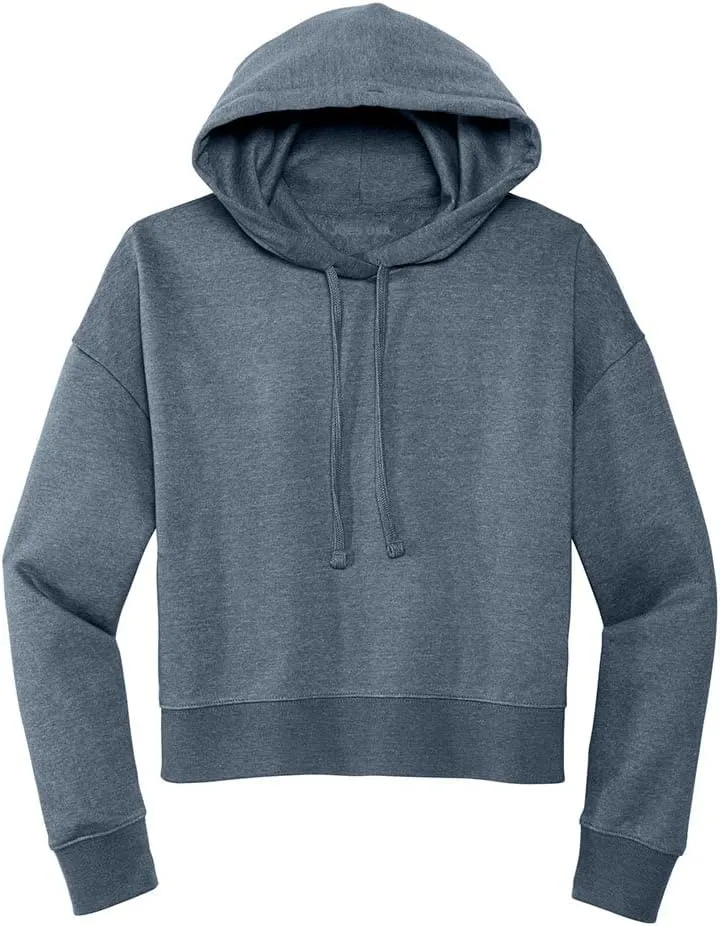Joe's USA Ladies Fleece Pullover Cropped Hoodies in XL-4XL