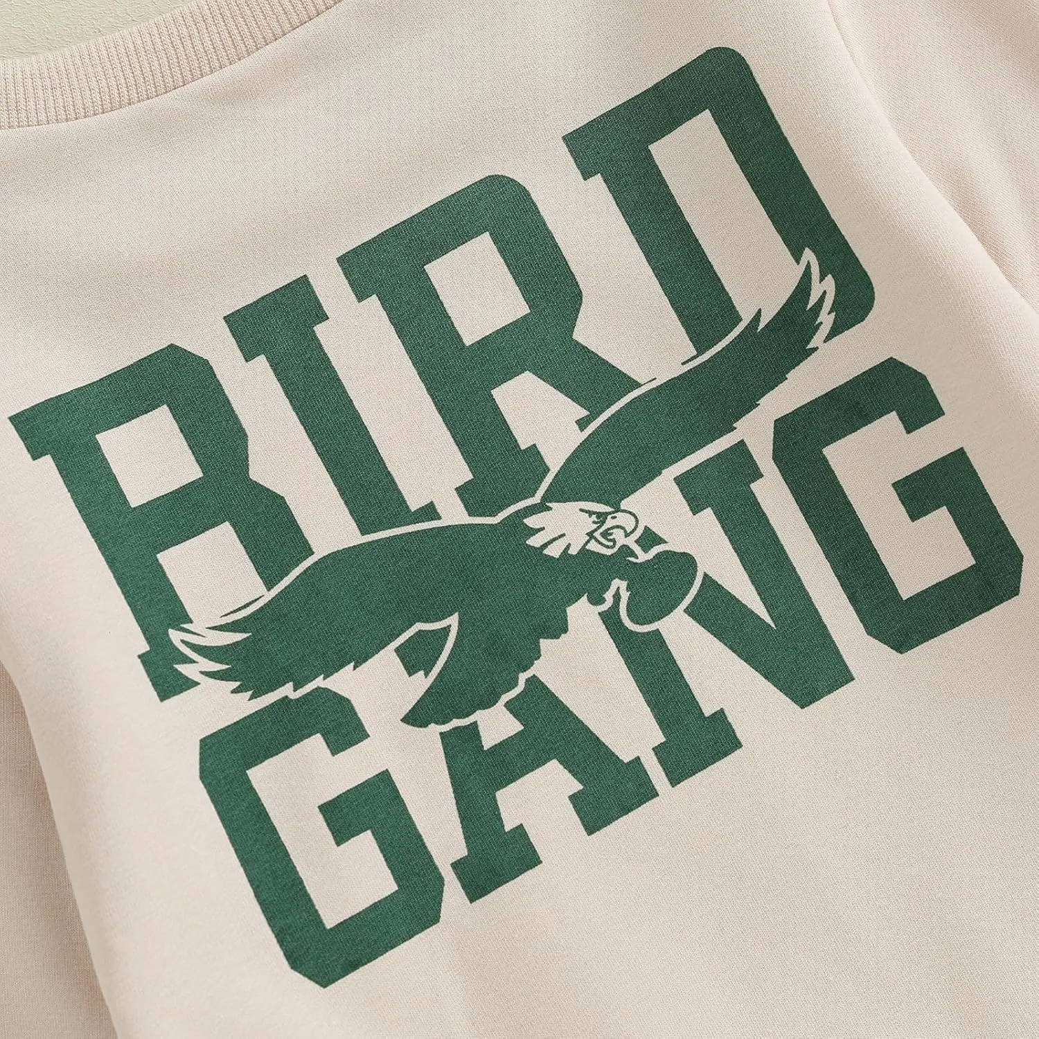 Karuedoo Toddler Baby Girl Boy Game Day Football Outfit Sundays Are for the Birds Crewneck Sweatshirt Long Sleeve Shirts Top