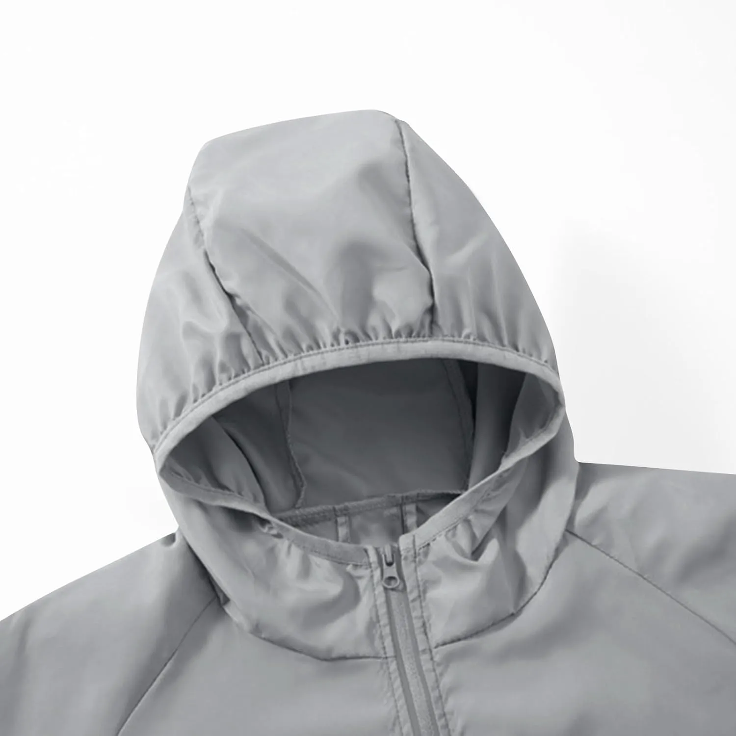 Lightweight Sun Protection Jackets for Women Comfy Cooling Summer Long Sleeve Zip Up Open Hooded Shirt Plus Size