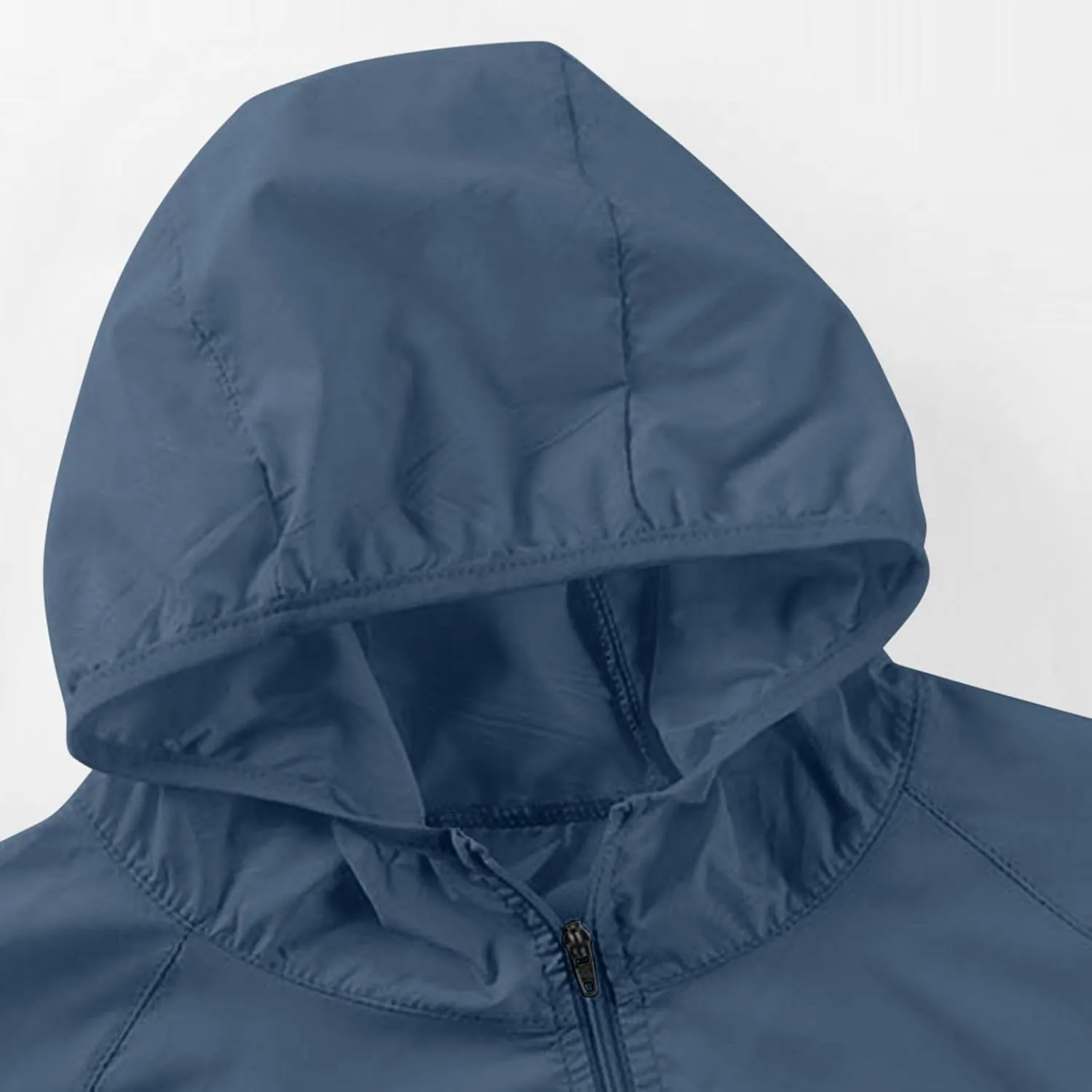 Lightweight Waterproof Jacket for Women Hooded Shirt Sun Protection Long Sleeve Sport Hiking Outdoor Windbreaker