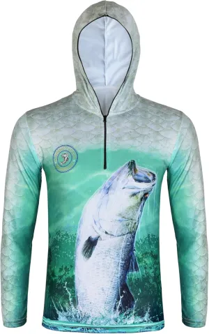 Long Sleeve Fishing Shirts Fishing Hoodie for Men and Women Fit Performance Clothing, UPF 50 ,Quick-Dry