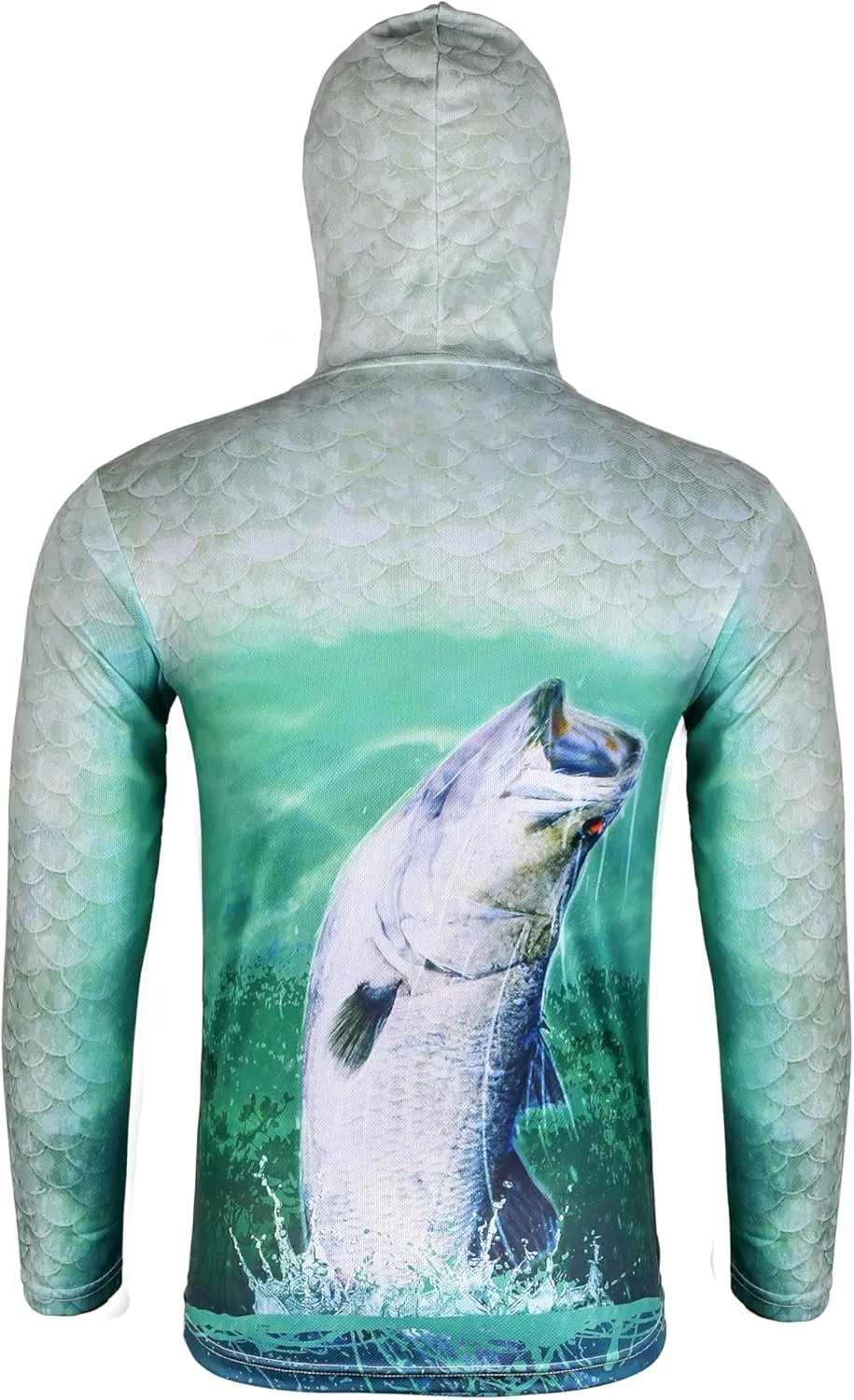 Long Sleeve Fishing Shirts Fishing Hoodie for Men and Women Fit Performance Clothing, UPF 50 ,Quick-Dry