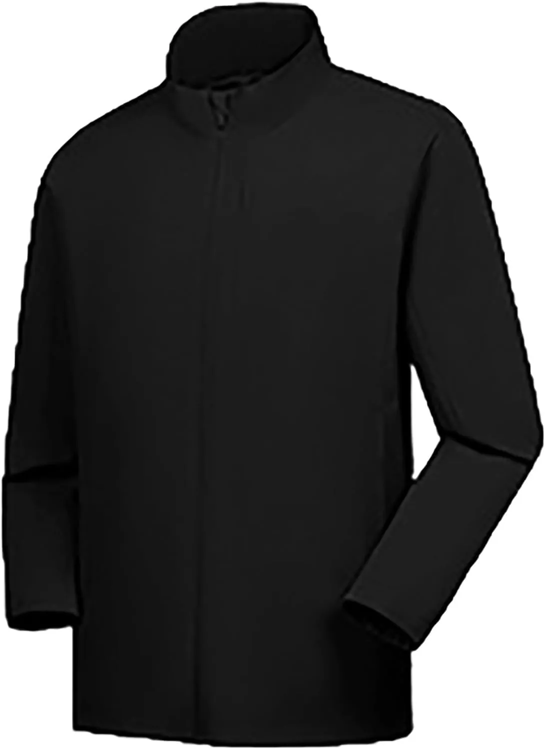 Men Lightweight Softshell Jacket Oversize Zip Up Stand Collar Waterproof Windbreaker Travel Hiking Winter Warm Coat