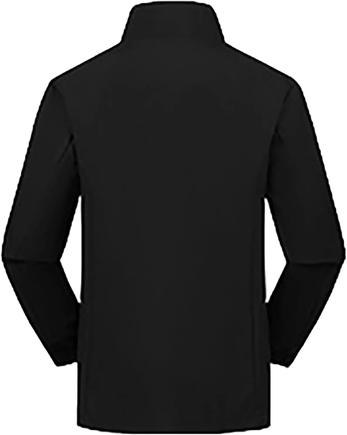 Men Lightweight Softshell Jacket Oversize Zip Up Stand Collar Waterproof Windbreaker Travel Hiking Winter Warm Coat