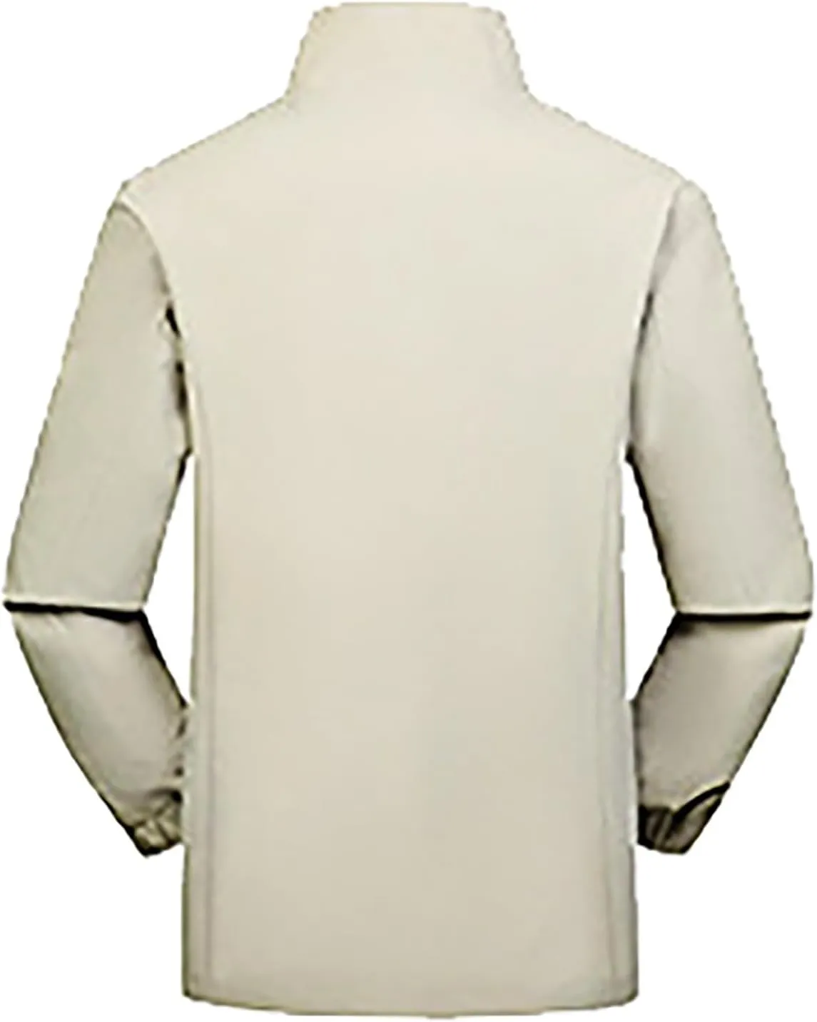 Men Lightweight Softshell Jacket Oversize Zip Up Stand Collar Waterproof Windbreaker Travel Hiking Winter Warm Coat