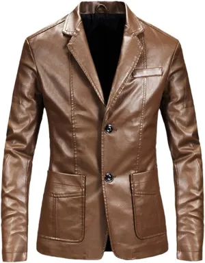 Men Motor & Biker Leather Jacket, Mens Bomber Jacket, Soft PU Leather Coat