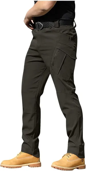 Men's Cargo Pants Multi-Pockets Hiking Pants Tactical Pants Lightweight Joggers Baggy Trousers Outdoor Apparel