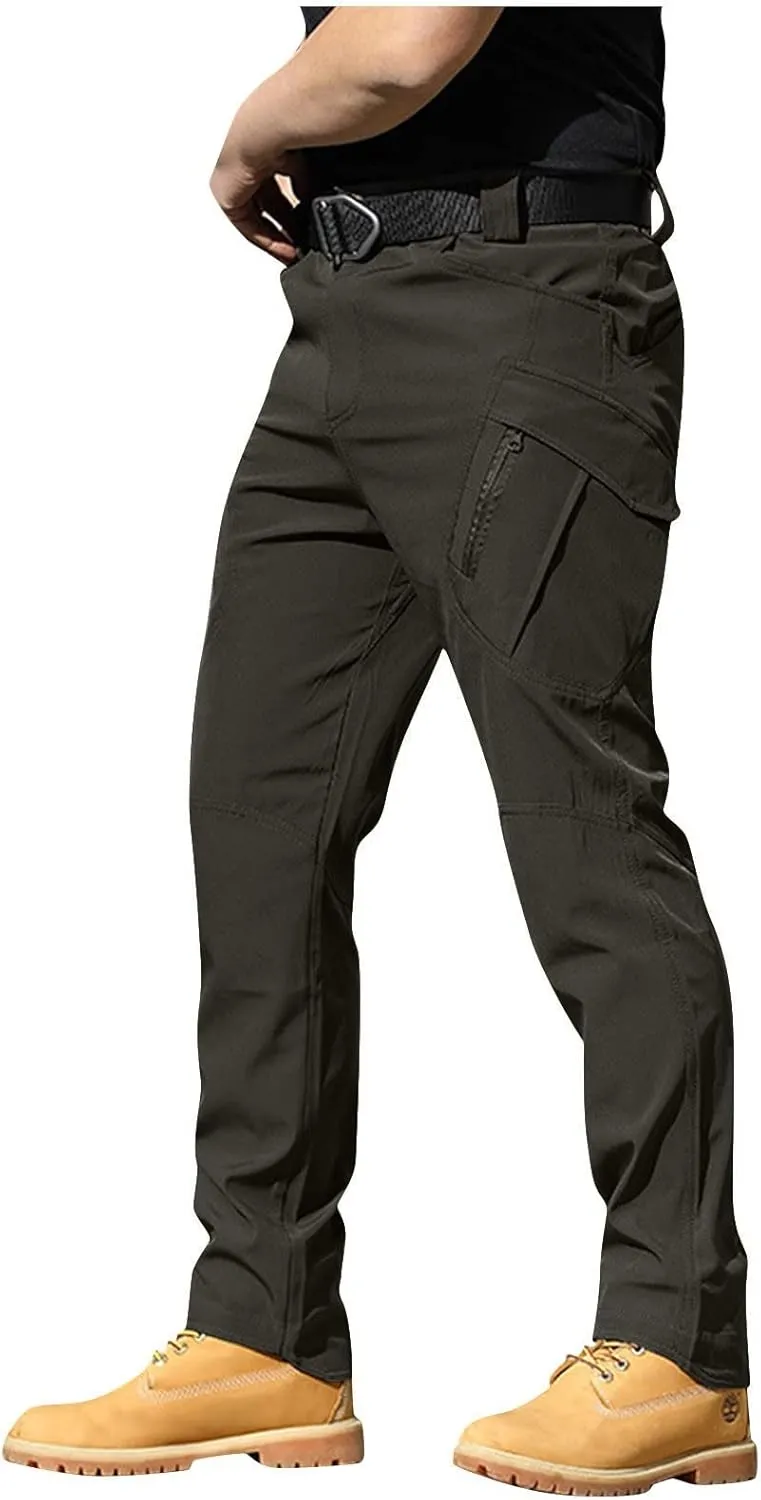 Men's Cargo Pants Multi-Pockets Hiking Pants Tactical Pants Lightweight Joggers Baggy Trousers Outdoor Apparel