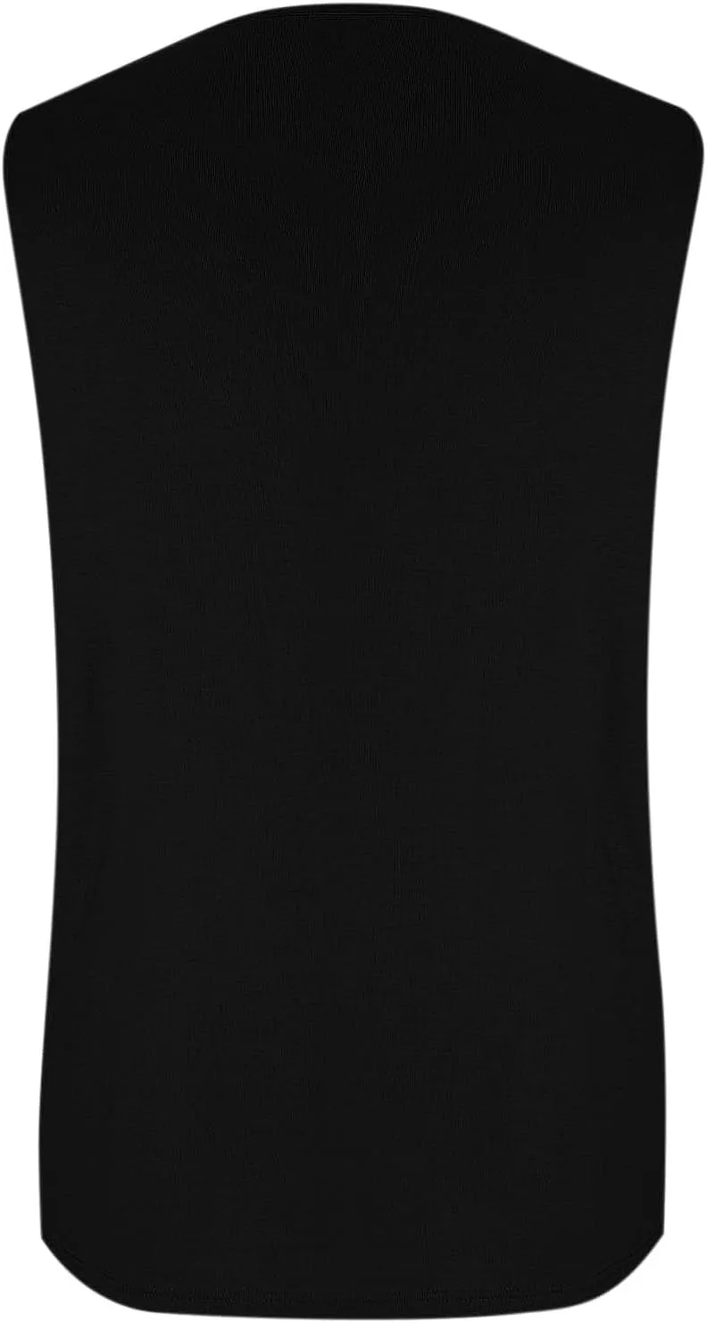 Mens Coconut Tree Print Hawaiian Beach Tank Tops - Casual Summer Sleeveless Crew Neck Gym Workout Muscle Tee Shirts
