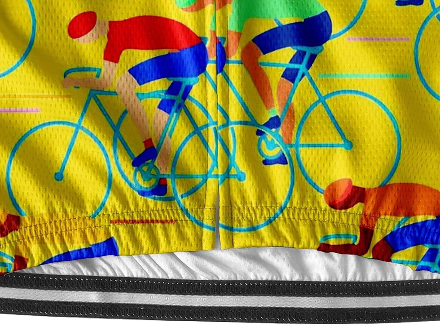 Men's Cycling Jerseys Tops Biking Shirts Short Sleeve Bike Clothing Full Zipper Bicycle Jacket with Pockets