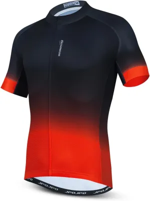 Men's Cycling Jerseys Wolf Print Bicycle Shirts Summer Road Bike Clothes Quick Dry Breathable