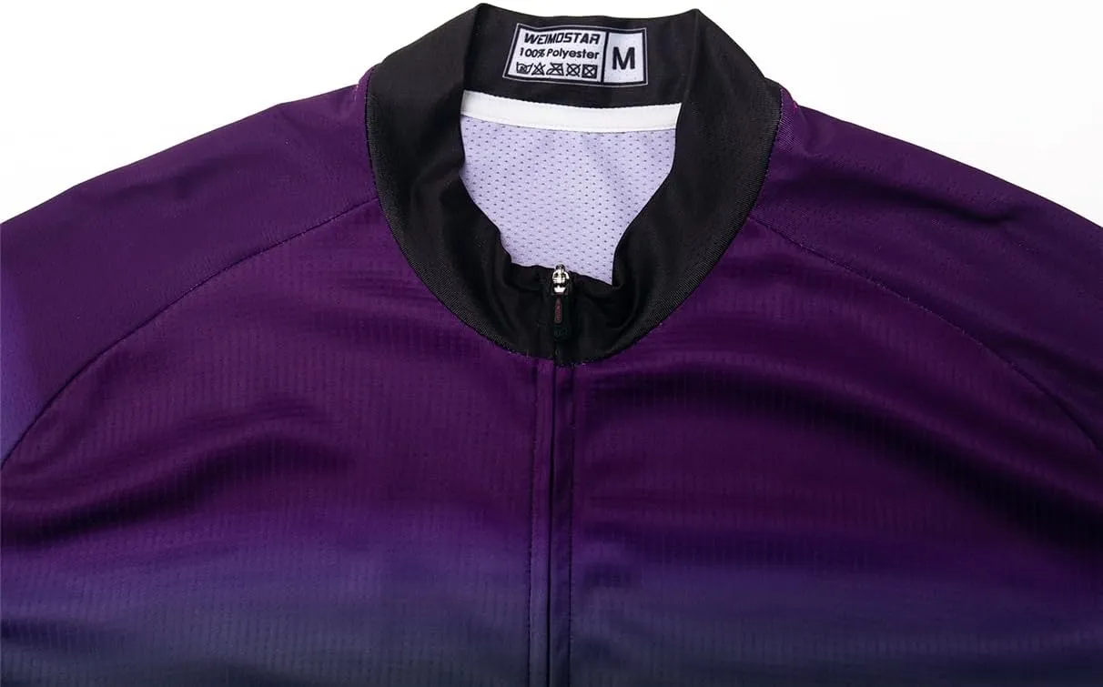 Men's Cycling Jerseys Wolf Print Bicycle Shirts Summer Road Bike Clothes Quick Dry Breathable