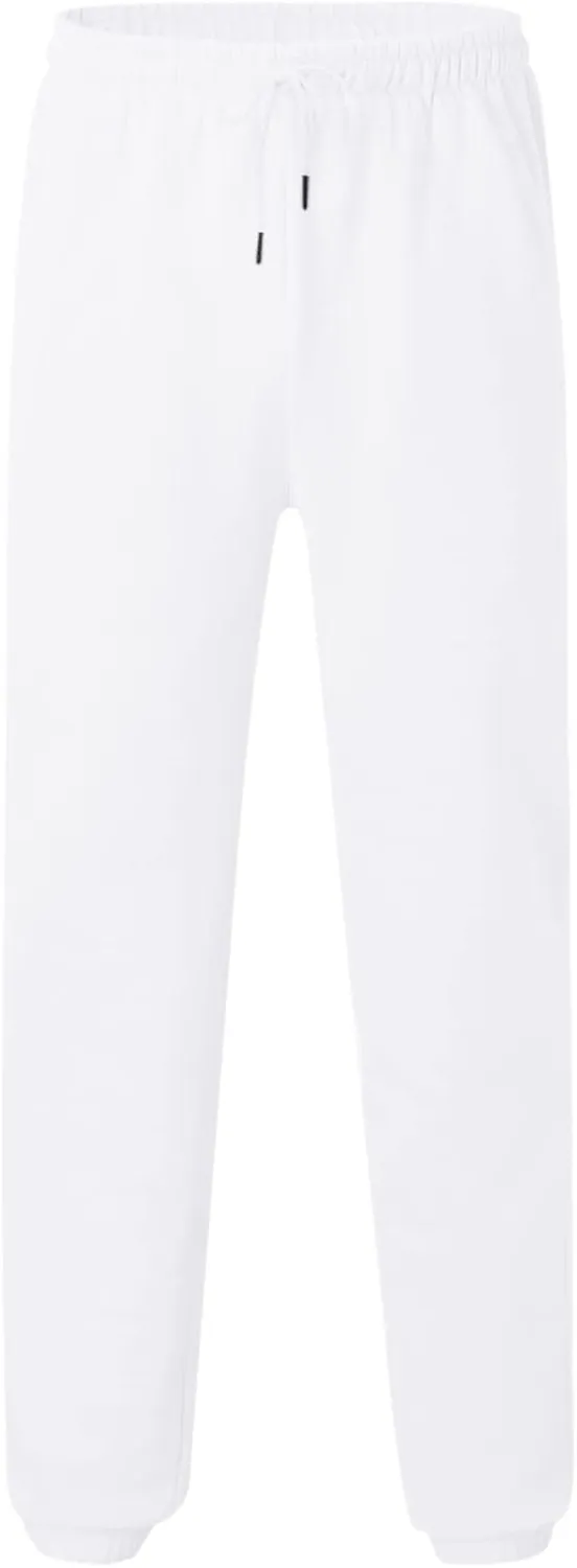 Men's Joggers Sweatpants Mens Heavyweight Cargo Sweatpants Stretch Elastic Waist Jogger Sport Pants Drawstring Sports