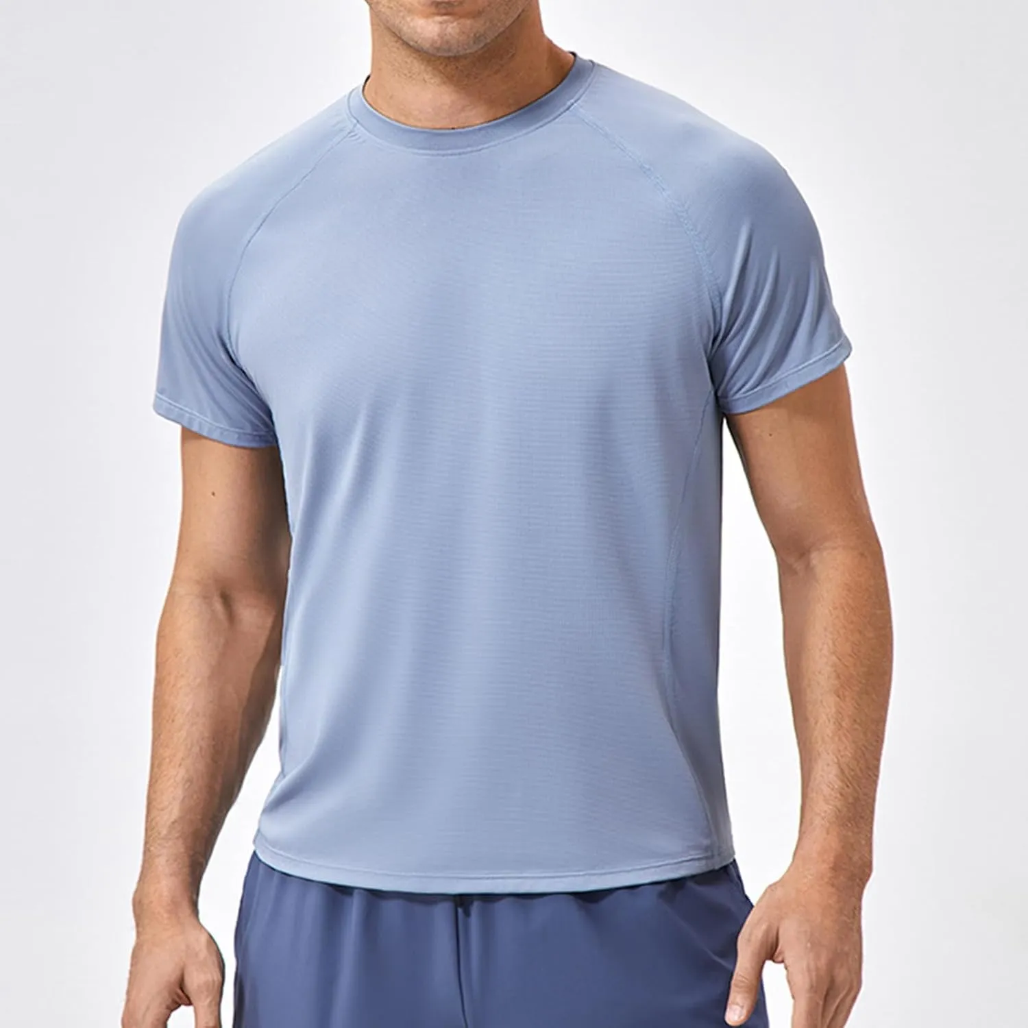 Mens Short Sleeve Athletic Shirts Sun Uv Protection Rash Guard Shirts Lightweight Quick Dry Gym Tee Shirt for Men