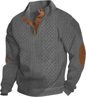 Mens Swearshirt Henley Neck Workout Lightweight Big And Tall Long Sleeve Pullover