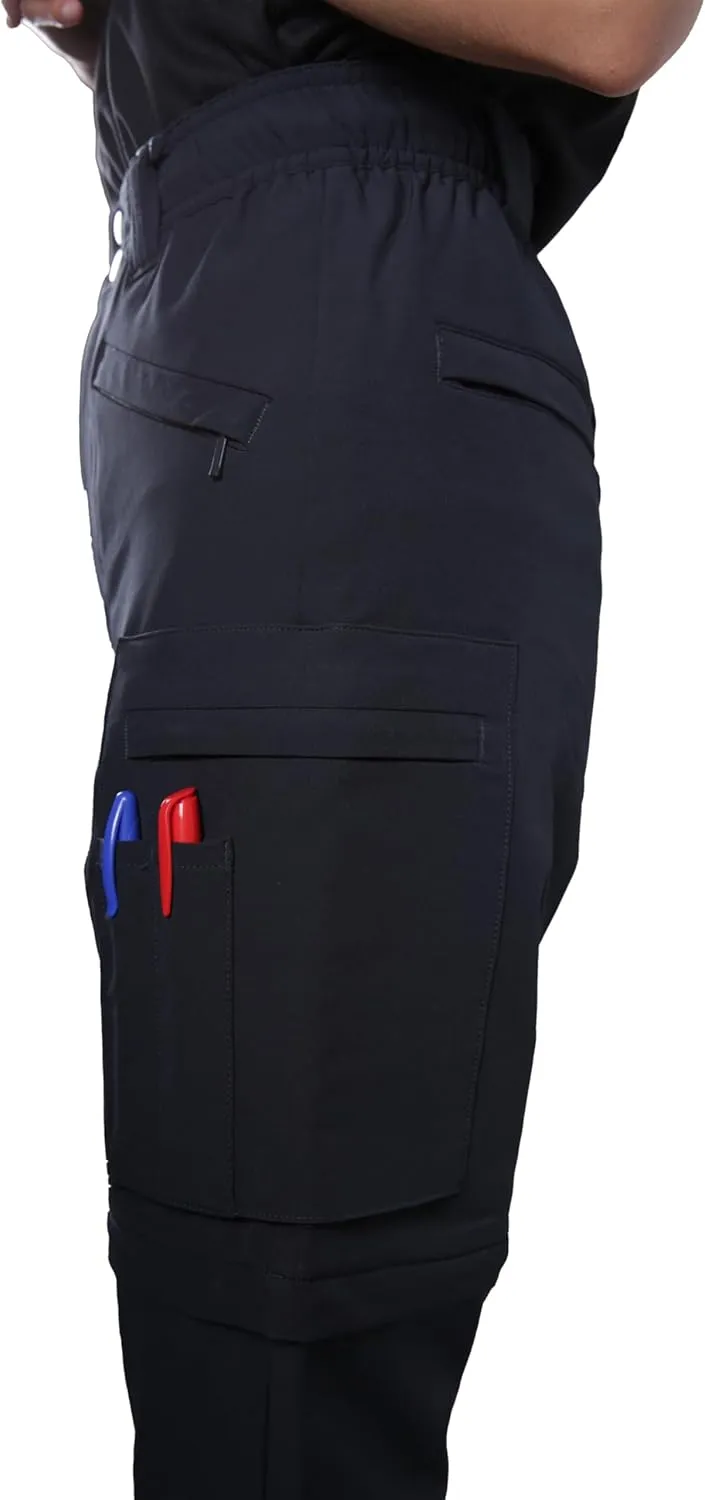 Men’s Tactical Convertible Pants – Water Repellent, Moisture Wicking, Zip Off Legs, Quick Dry, Lightweight Outdoor Pant