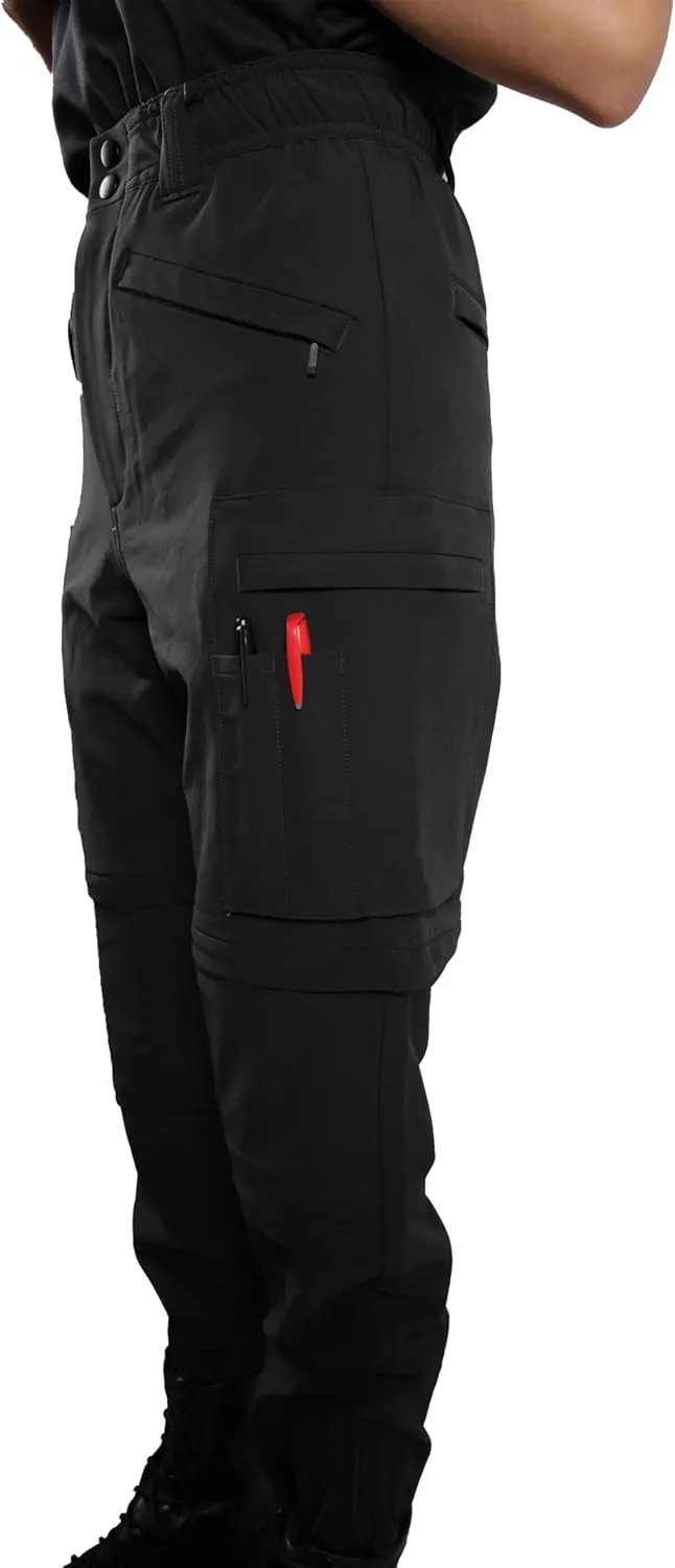 Men’s Tactical Convertible Pants – Water Repellent, Moisture Wicking, Zip Off Legs, Quick Dry, Lightweight Outdoor Pant