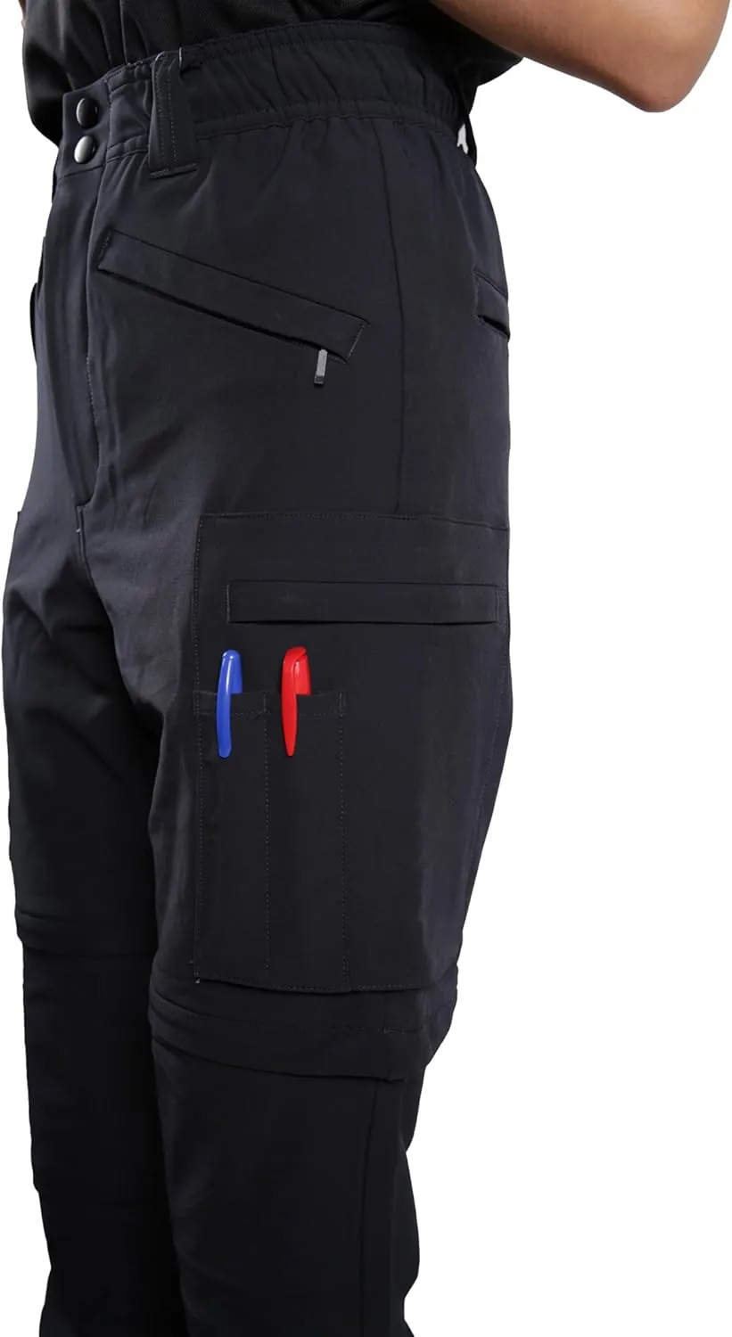 Men’s Tactical Convertible Pants – Water Repellent, Moisture Wicking, Zip Off Legs, Quick Dry, Lightweight Outdoor Pant