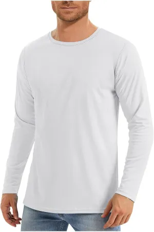 Men's UPF 50  Rash Guard Swim Fishing Sun Shirts Long Sleeve SPF UV Sun Protection Tshirts for Outdoor Casual Workout