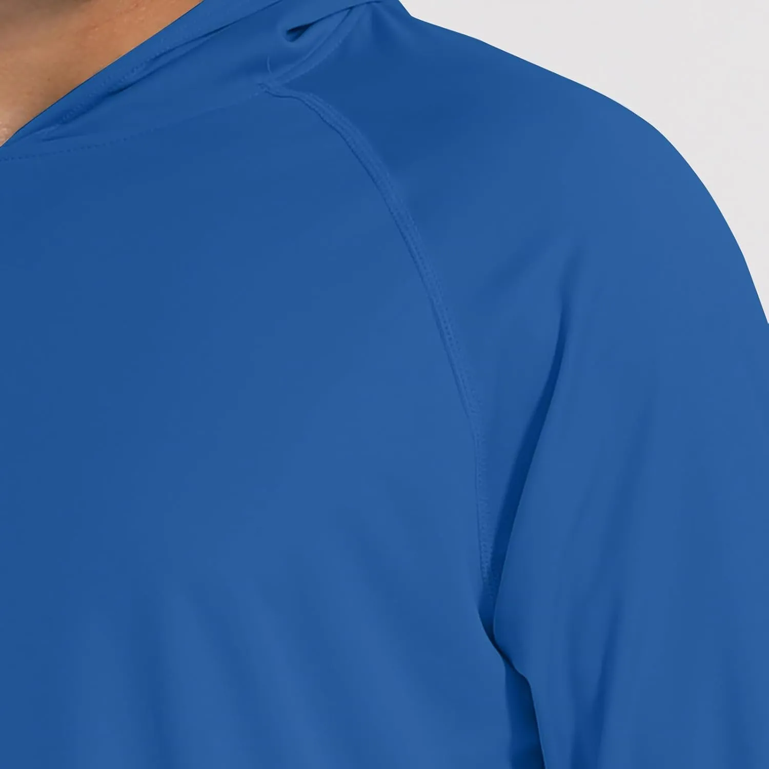 Men's UPF 50  Sun Protection Hoodie Long Sleeve SPF Fishing Hiking Running Rash Guard Shirts Quick Dry Lightweight