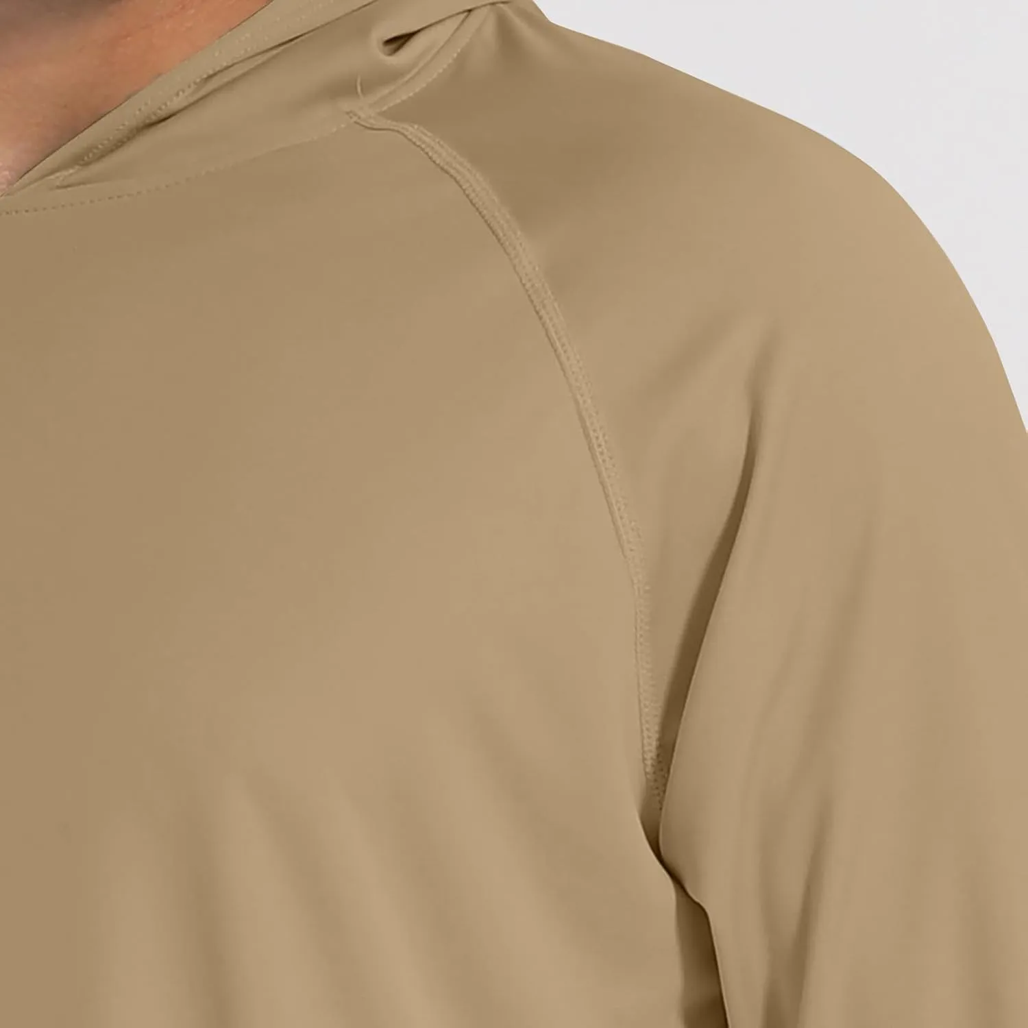 Men's UPF 50  Sun Protection Hoodie Long Sleeve SPF Fishing Hiking Running Rash Guard Shirts Quick Dry Lightweight