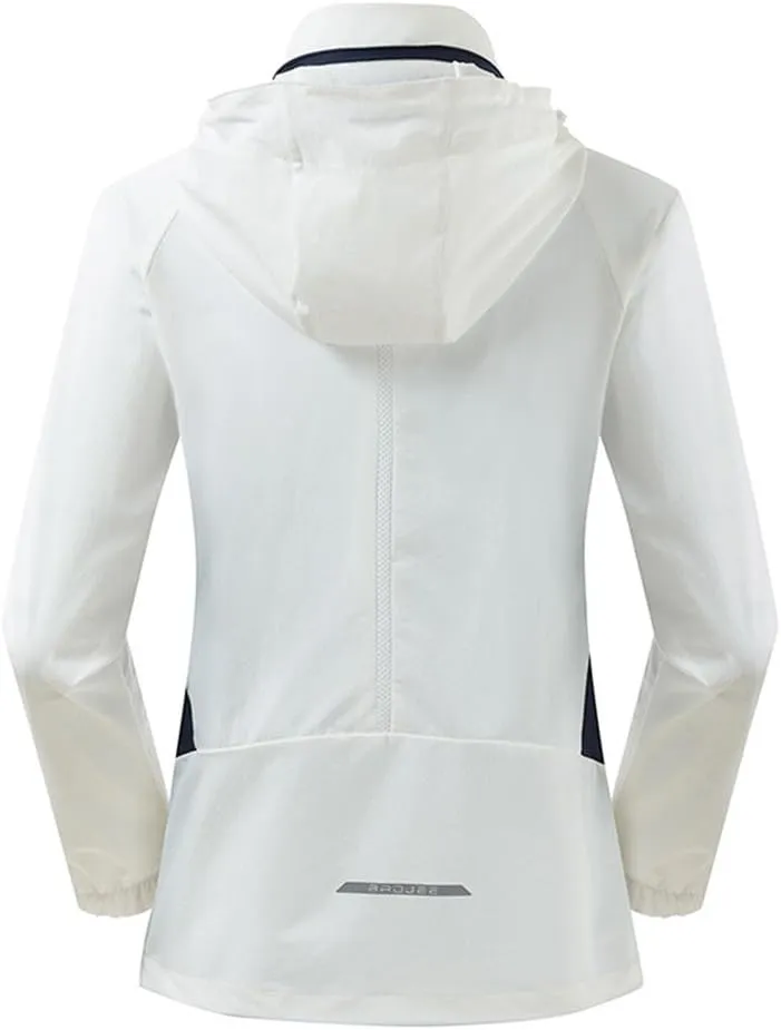 Outdoor Jacket Waterproof Windbreaker Hooded Active Windproof Sportswear Jackets Lightweight Rain Coat