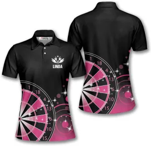 PRIMESTY Custom Darts Shirts for Women- Short-Sleeve Darts Shirts for Girls- Personalized Darts Jerseys