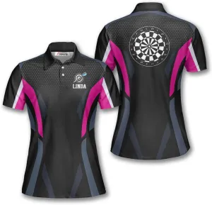 PRIMESTY Custom Darts Shirts for Women- Short-Sleeve Darts Shirts for Girls- Personalized Darts Jerseys