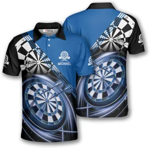 PRIMESTY Personalized Darts Shirts for Men, Custom Dart Jerseys for Teams, Darts Polo Shirts, Size S-5XL