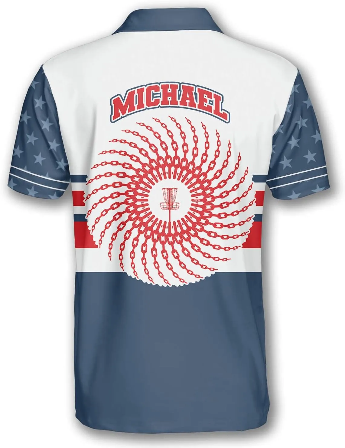 PRIMESTY Personalized Disc Golf Shirts for Men- Custom Disc Golf Jerseys for Teams- Disc Golf Shirts Men's Polo