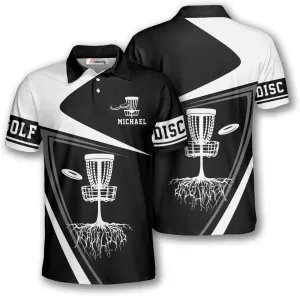 PRIMESTY Personalized Disc Golf Shirts for Men- Custom Disc Golf Jerseys for Teams- Disc Golf Shirts Men's Polo