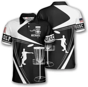PRIMESTY Personalized Disc Golf Shirts for Men- Custom Disc Golf Jerseys for Teams- Disc Golf Shirts Men's Polo